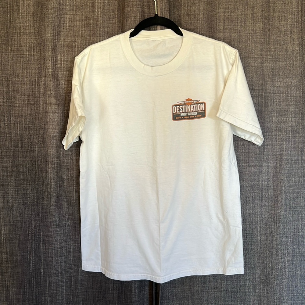 Harley Davidson 2006 rally for the troops run III tshirt white